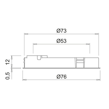 LED-Spot Holl DM - RVS-look