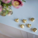 Knop Duke - 32mm - Geborsteld Messing