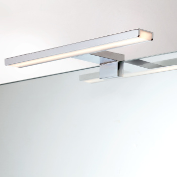 Badkamer Spiegel LED-Licht Aalto - Chroom