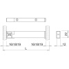 LED-Armatuur Baski SF - RVS-look