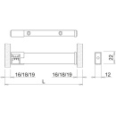 LED-Armatuur Baski SF - RVS-look