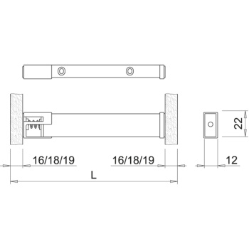 LED-Armatuur Baski SF - RVS-look