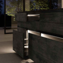 LED-Armatuur Baski SF - RVS-look