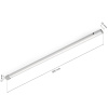 LED-Armatuur Baski SF - RVS-look