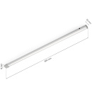 LED-Armatuur Baski SF - RVS-look