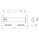 LED-Armatuur Baski SF - RVS-look