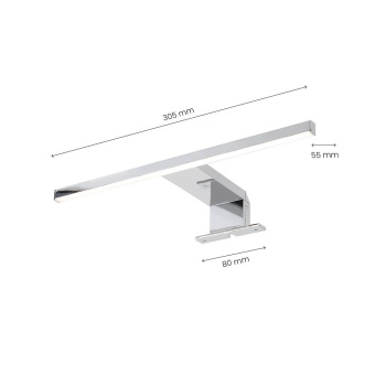 LED-Armatuur Jot - Chroom