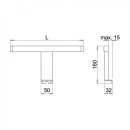 Badkamer Spiegel LED-Licht Nite - Chroom