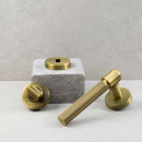 Deurklink Helix 200 - Antiek Brons