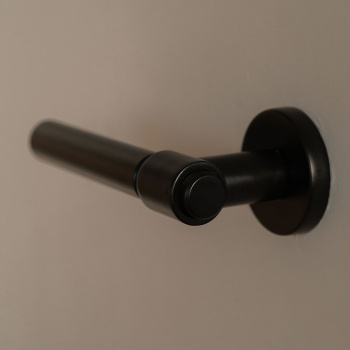 Deurklink Helix 200 Plain - Zwart