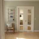 Deurklink Helix 200 Stripe - Messing