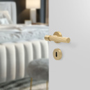 Deurklink Helix 200 Stripe - Messing