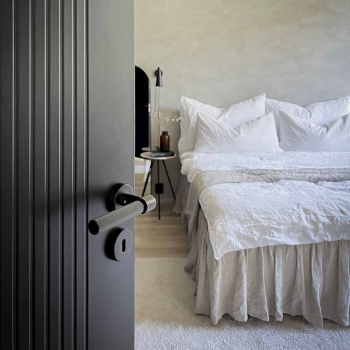 Deurklink Helix 200 Stripe - Zwart