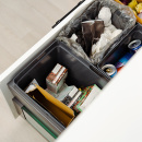 Inbouw Afvalemmer - Cube Compact Eco - Donkergrijs