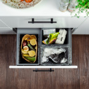 Inbouw Afvalemmer - Cube Compact Eco - Donkergrijs