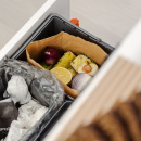 Inbouw Afvalemmer - Cube Compact Eco - Donkergrijs