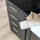 Handgreep Helix - Antiek Brons