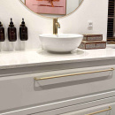 Handgreep Helix - Messing