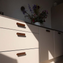 Handgreep Tuba - Walnoot