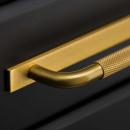 Handgreep Helix/Achterplaat - Messing