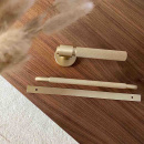 Handgreep Helix/Achterplaat - Messing