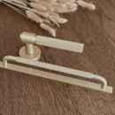 Handgreep Helix/Achterplaat - Messing