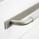 Handgreep Helix/Achterplaat - RVS Afwerking