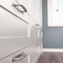 Handgreep Helix/Achterplaat - RVS Afwerking