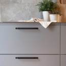 Handgreep Helix/Achterplaat - Mat Zwart