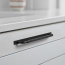 Handgreep Helix/Achterplaat - Mat Zwart