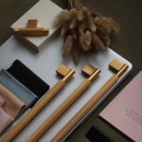 Handgreep Arpa - Geborsteld Messing