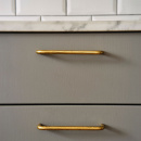 Handgreep Bolmen - Onbehandeld Messing