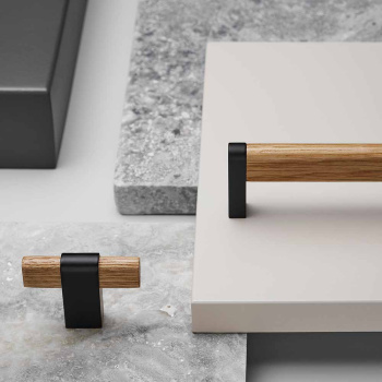 Handgreep Crossing - Eiken/Zwart