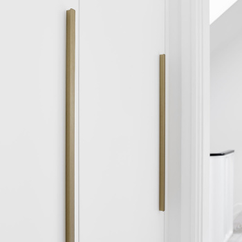 Greeplijsten Elan - Geborsteld Messing
