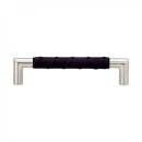 Handgreep Norma 12 - RVS Afwerking/Zwart Leer