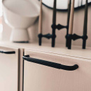 Handgreep Helix Stripe - Mat Zwart