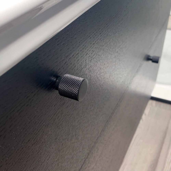 Knop Helix - Mat Zwart