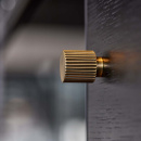 Knop Helix Stripe - Antiek Brons