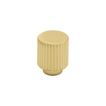 Knop Helix Stripe - Messing