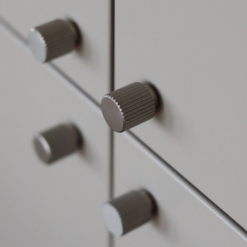 Knop Helix Stripe - RVS Afwerking