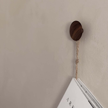 Knop Split - Walnoot