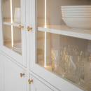 Knop Sture - Geborsteld Onbehandeld Messing