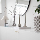 Knop Sture - Geborsteld Onbehandeld Messing