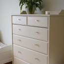 Knop Sture - Geborsteld Onbehandeld Messing