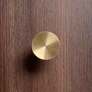 Knop Sture - Geborsteld Onbehandeld Messing