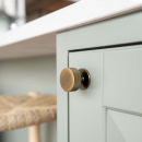 Knop Crest - Antiek Brons