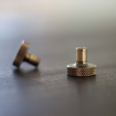 Knop Flat - Antiek Brons