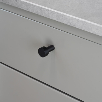 Knop Mood - Mat Zwart