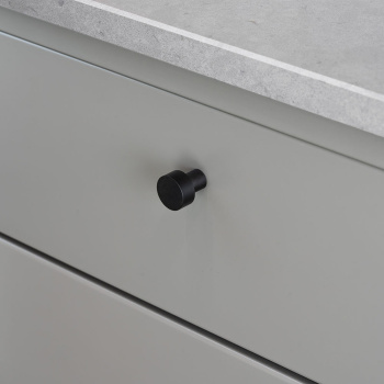 Knop Mood - Mat Zwart