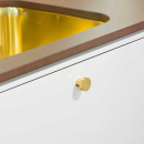 Knop Mood - Gepolijst Messing